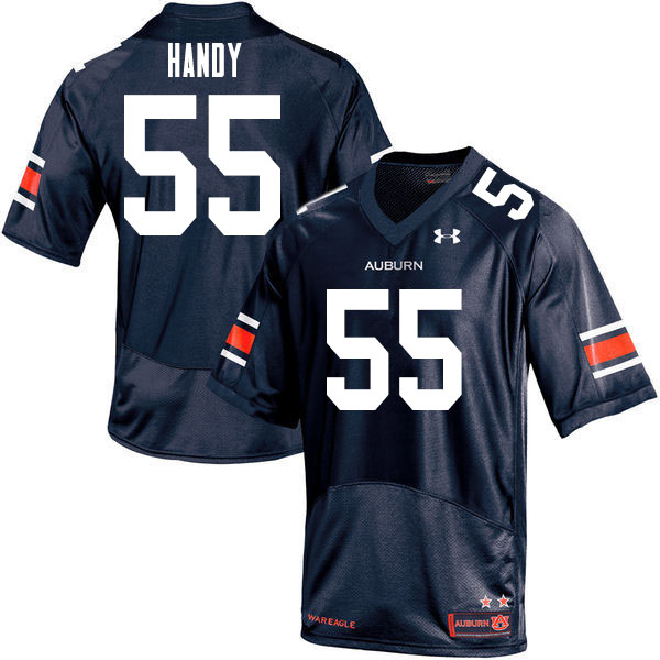 Men's Auburn Tigers #55 Jaren Handy Navy 2020 College Stitched Football Jersey